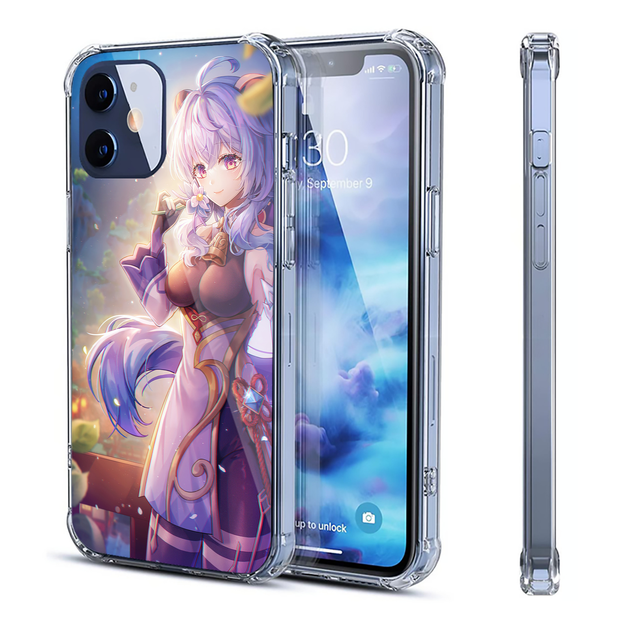 げんし神 genshin 【iPhone 12シリーズ対応】透明スマホケース（クリアソフトケース）